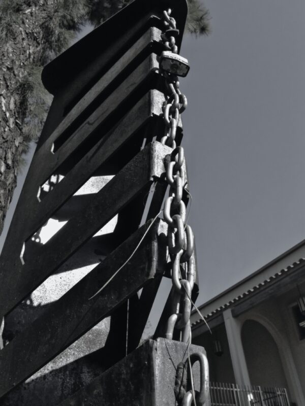 Different perspective of the skateboard racks