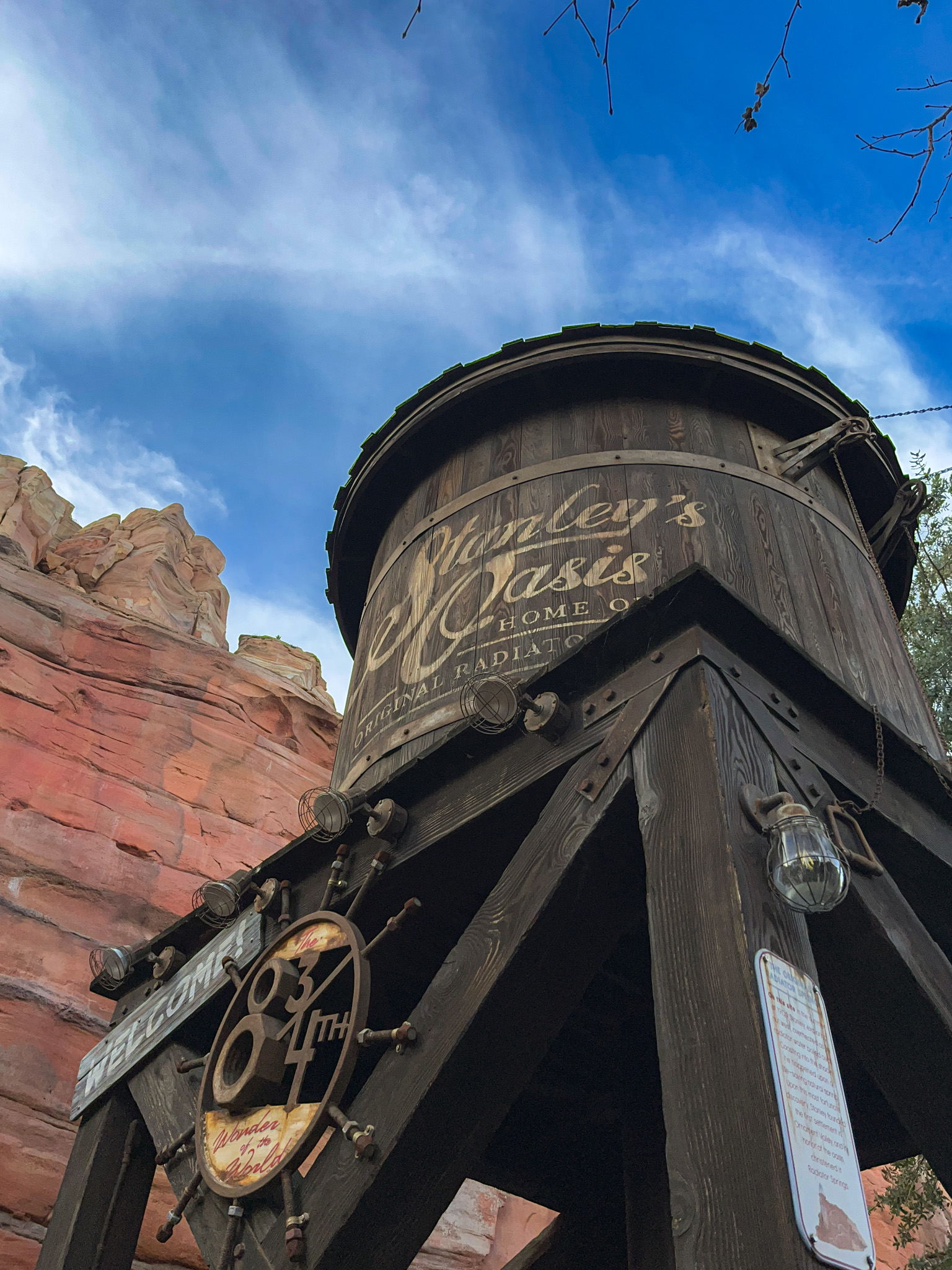 Stanley's oasis on the cars ride at Disneyland