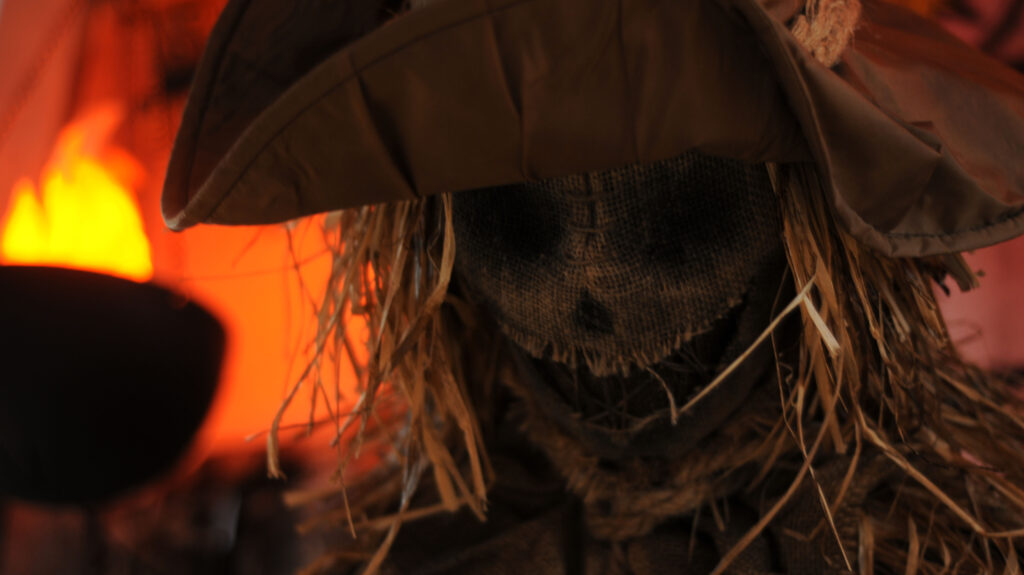 Scarecrow animatronic at Spirit Halloween