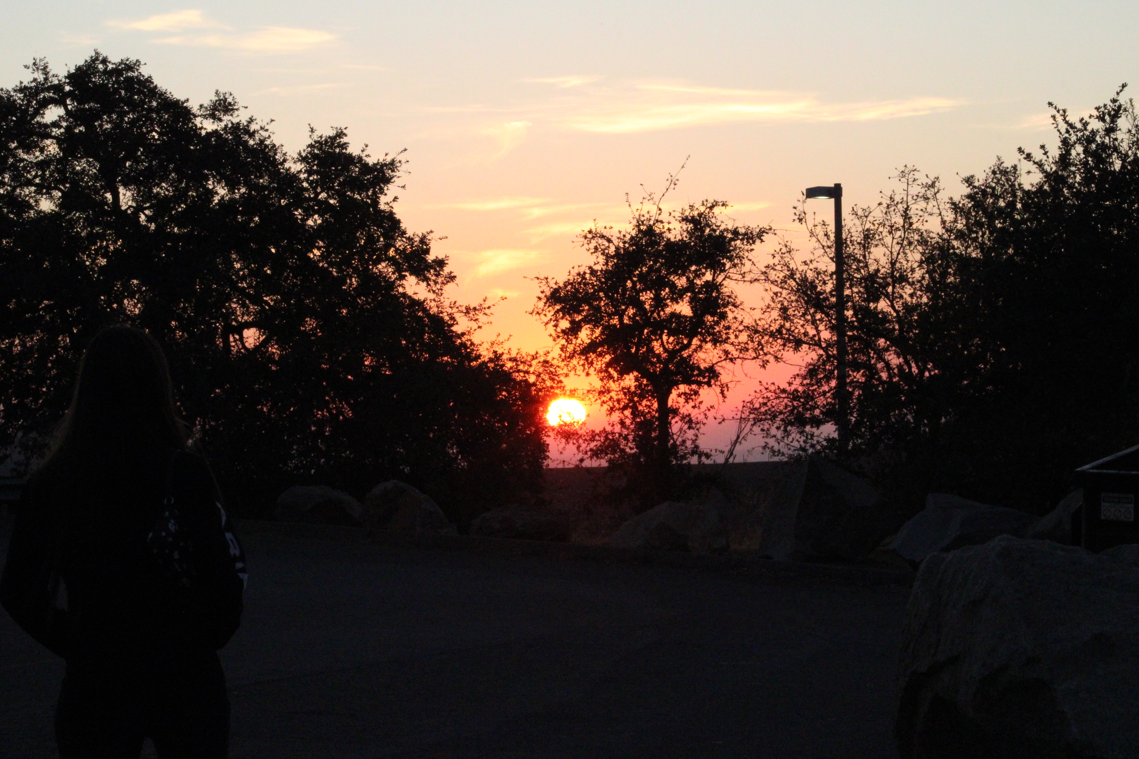 The Setting Sun at Lake Kaweah